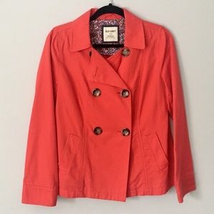 LIKE NEW Old Navy Red Peacoat Jacket